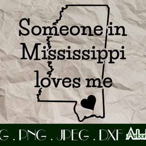 Jemand in Mississippi liebt mich Baby Strampelanzug mississippi Oma Geschenk Mississippi Liebe Magnolie Zustand Babygeschenk