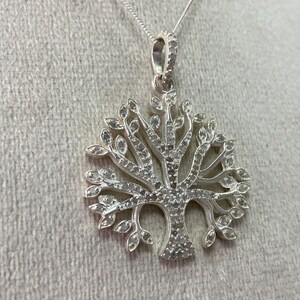 Natural Diamond Tree Pendant, Absolute Tree Pendant Diamond Pendant, Diamond Jewelry