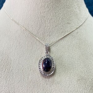 Natural Black Ethiopian Opal Pendant, Pendant Opal Black Pendant Opal , Gift Pendant