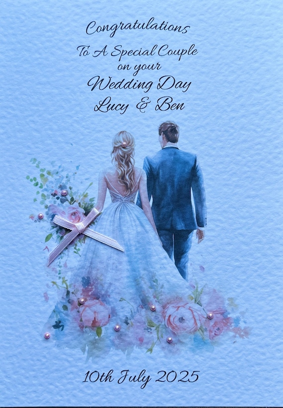 Biglietto Di Auguri Matrimonio A5 – Congratulations On Taking The Plunge – Per Sposi, Coppie, Amici - 2