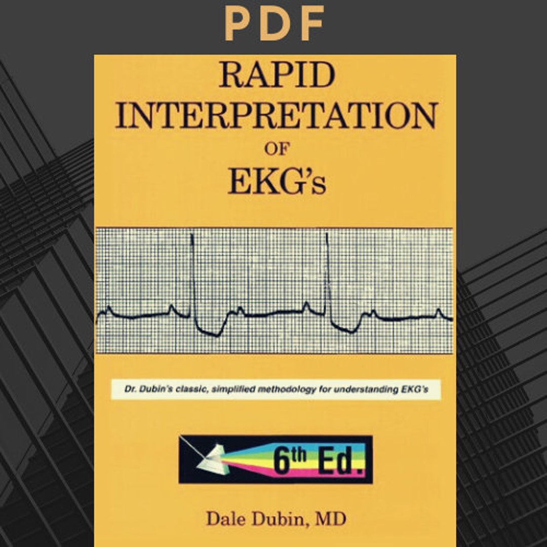 Rapid Interpretation of Ekg's Sixth Edition Etsy