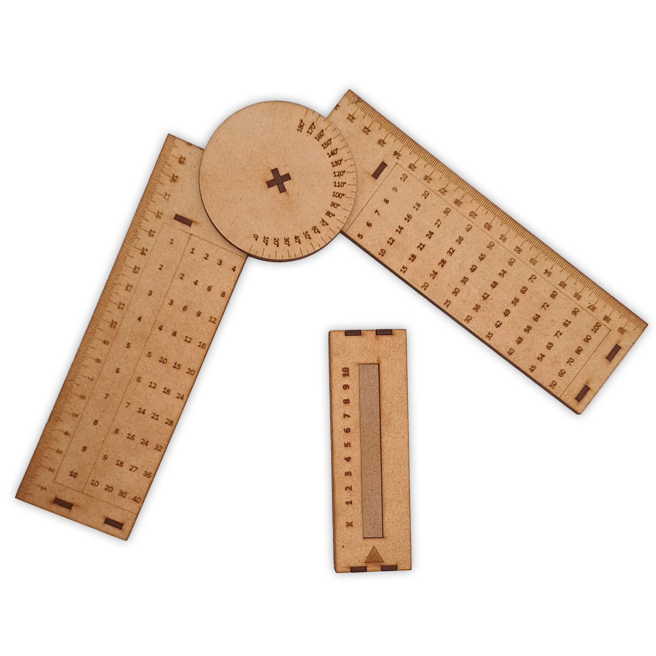 Dxf Electronics Ruler Extendable Ruler With Protractor and Multiplication Tables - Digital ...