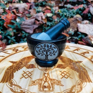 Tree of Life Mortar and Pestle