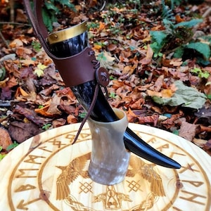 Viking Drinking Horn Set