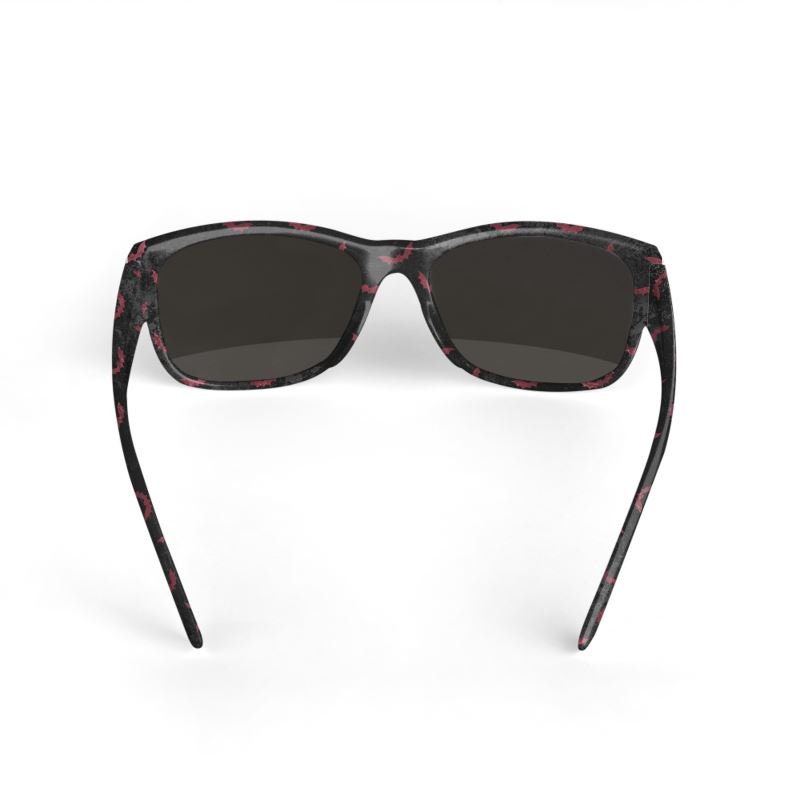 Occhiali Da Sole A Pipistrello Senza Montatura - Accessori Gotici Per Costume Vampiro, Donna E Uomo, Protezione UV