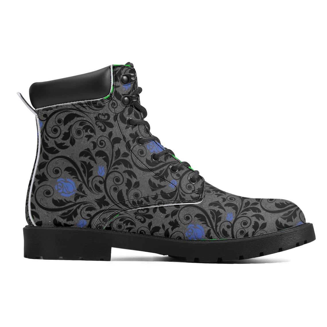 Black Gothic Witch Men's Boots