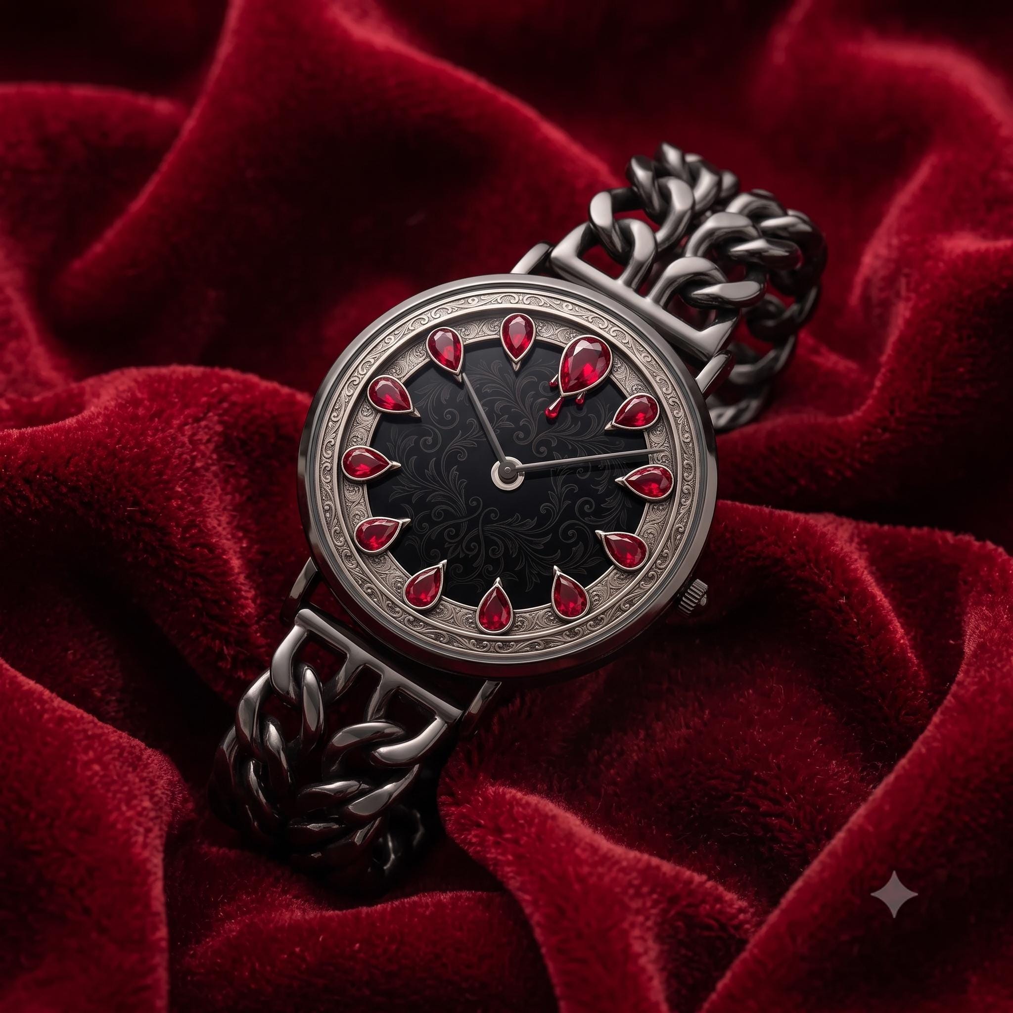 Ruby Dial Watch - Etsy