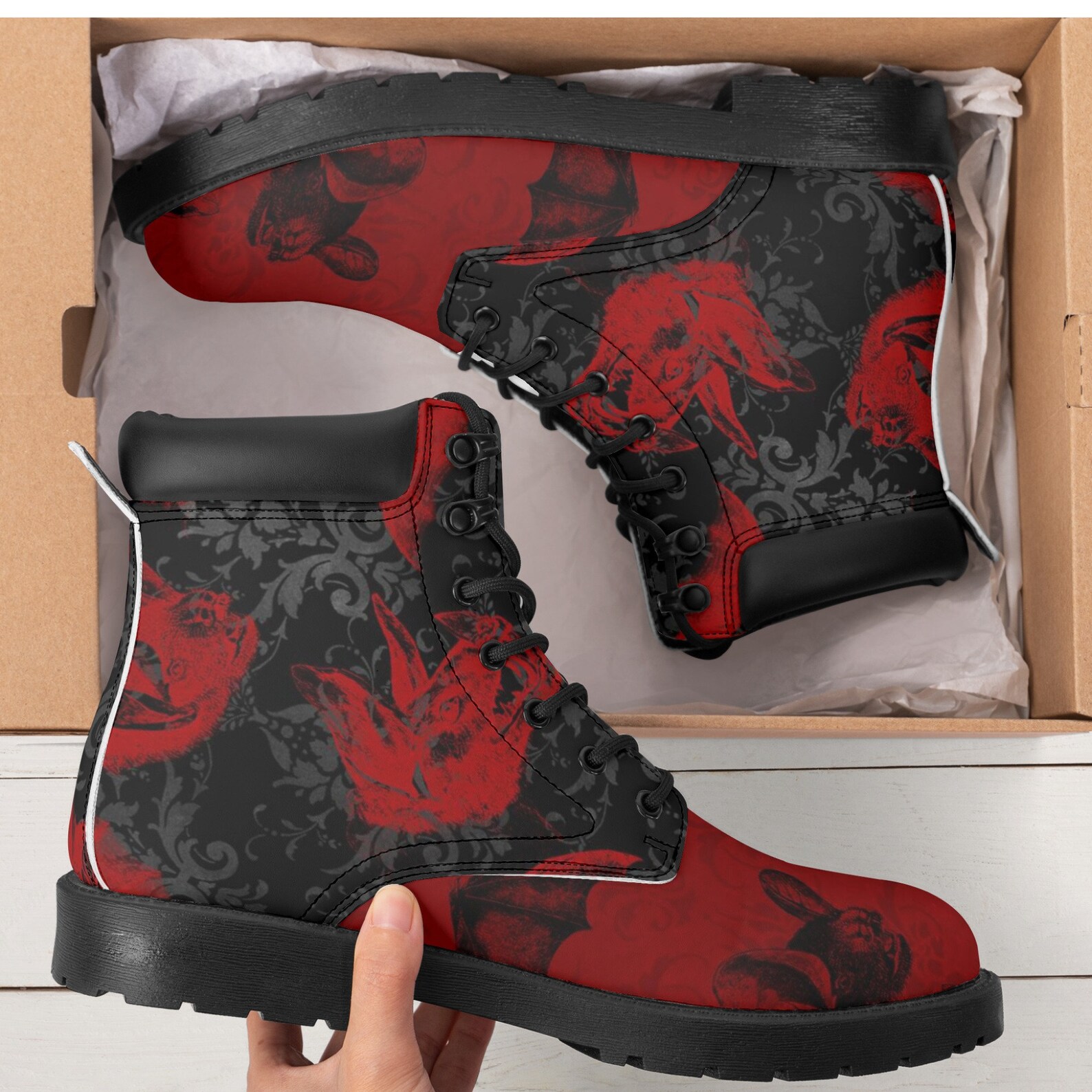 mens gothic boots uk
