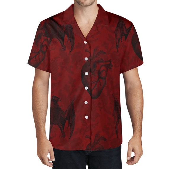 Maglietta Uomo Halloween Con Stampa 3D - Maniche Corte, Colore Blu. Camicia Casual Con Design Originale, Perfetta Per Feste A Tema. Tessuto Di Qualità, Sartoria Precisa E Vestibilità Comoda.