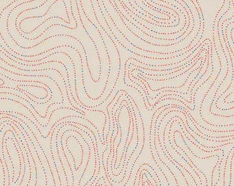 コットン - エコー地区の波 | アートギャラリーファブリックス