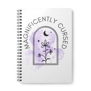 Magnificently Cursed Wirobound Softcover Notizbuch, A5