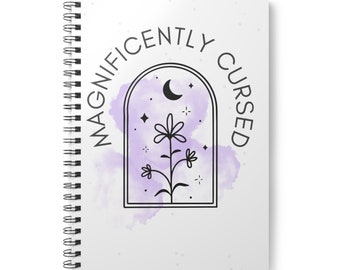 Magnificently Cursed Wirobound Softcover Notizbuch, A5