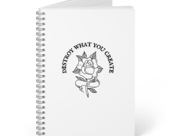 Flicker Fade Wirobound Softcover Notizbuch, A5