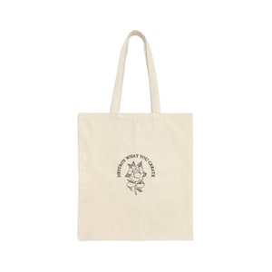 Flicker Fade Cotton Canvas Tote Bag