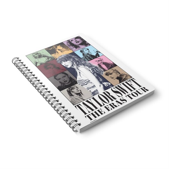 Taylor Swift Eras Tour Poster Wirobound Softcover Notebook