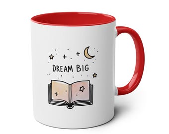 Dream Big -Two-Tone Kaffeetassen, 11 Unze