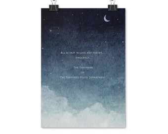Tortured Poet's Abteilungs-Plakat