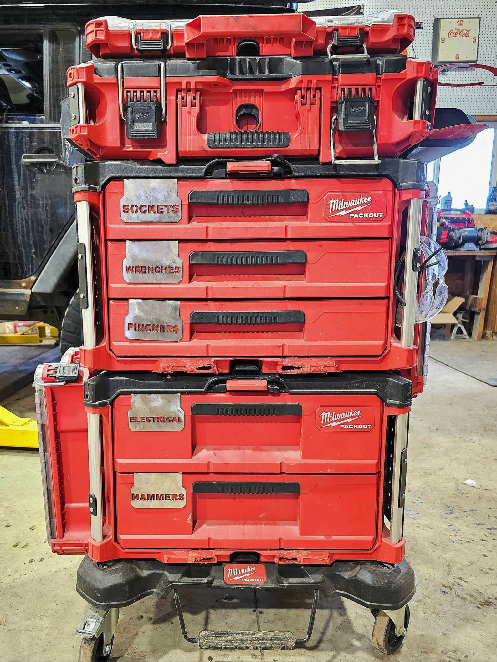 Milwaukee Packout Drawer Labels Etsy