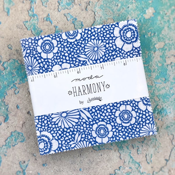 Harmony - Sweetwater - Charm Pack - Moda - Out of Print - Precut Cotton Fabric