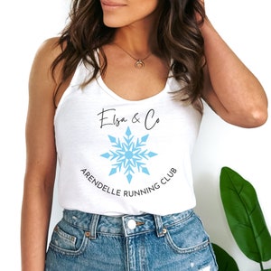 RunDisney Group Disney Princess Tank | Elsa Frozen Running Shirt | Race Event Tshirt Disneyworld Disneyland | Disney Run Club | Runner Gift