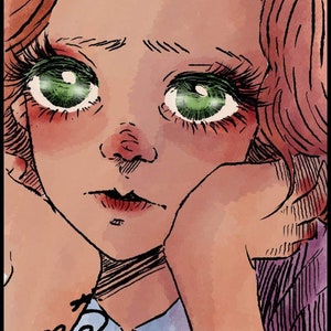 Custom manga portrait