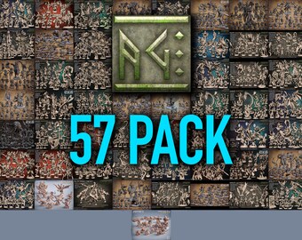 Tabletop  Big STL Releases Pack Miniatures Pack | Tabletop Miniatures | RPG Miniatures | DnD Miniatures Pack | stl