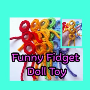 Funny Dolls for Kids - Weird and Unique Toy - Sensory Toy Colorful - Fidget Toy for Teens - Worry Doll Friend - Busy Hands - Playtime Object
