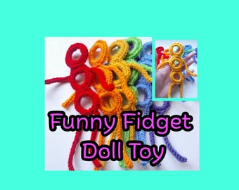 Funny Dolls for Kids - Weird and Unique Toy - Sensory Toy Colorful - Fidget Toy for Teens - Worry Doll Friend - Busy Hands - Playtime Object