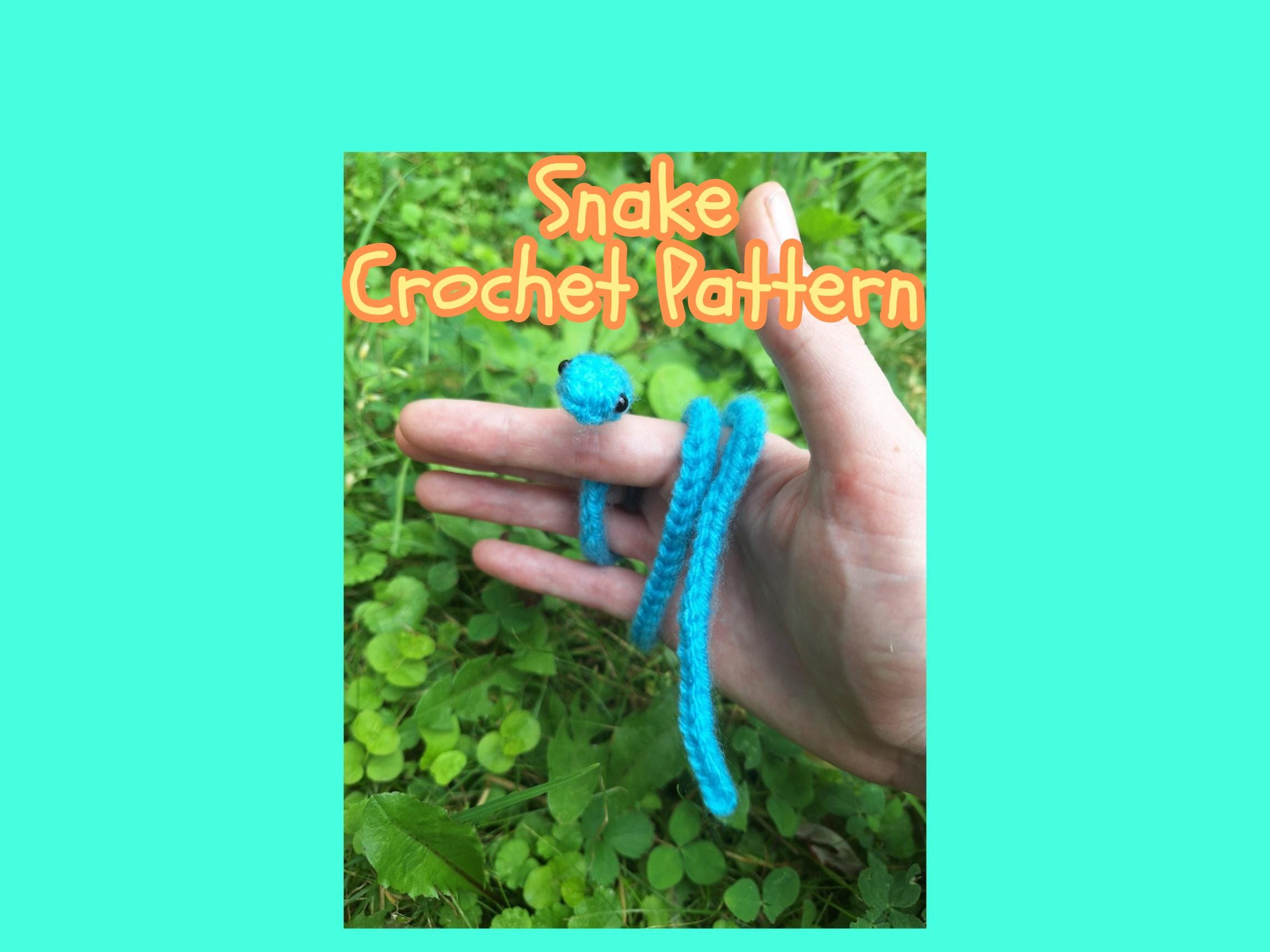 Easy Snake Pattern Easy Crochet Snake Pattern Mini Snake Crochet Tutorial Reptile Crochet ...
