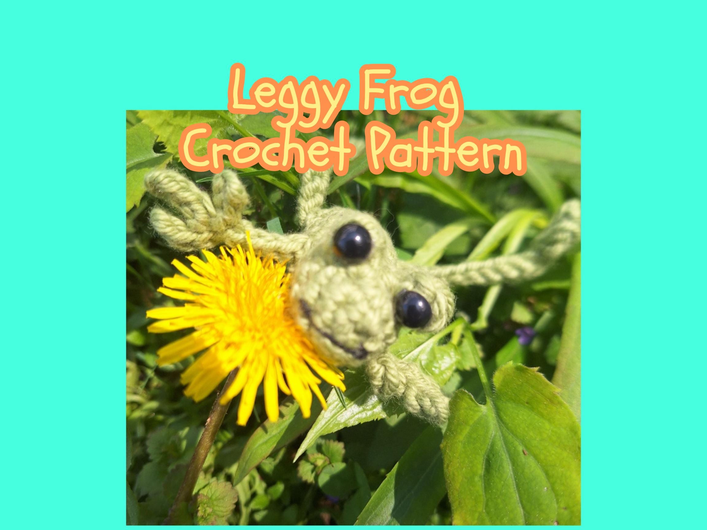 24 Leggy Frog Crochet Patterns to Charm Kids and Frog Fans 11 Crochet Leggy Frog Pattern: Amigurumi Plush Toy