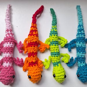 Crochet Lizard Pattern Amigurumi Lizard Plush DIY Gecko Stuffie Digital Pattern for Leopard Gecko Crochet Tutorial Reptile Crochet Pattern