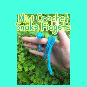 Mini Snakes Fidget - Cute Quiet Fidget for Kids - Stim Toy Plush - Small Budget Friendly Gift - Reptile Theme Birthday Present for Teens