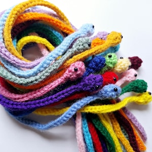 Mini Snakes Fidget - Cute Quiet Fidget for Kids - Stim Toy Plush - Small Budget Friendly Gift - Reptile Theme Birthday Present for Teens image 7