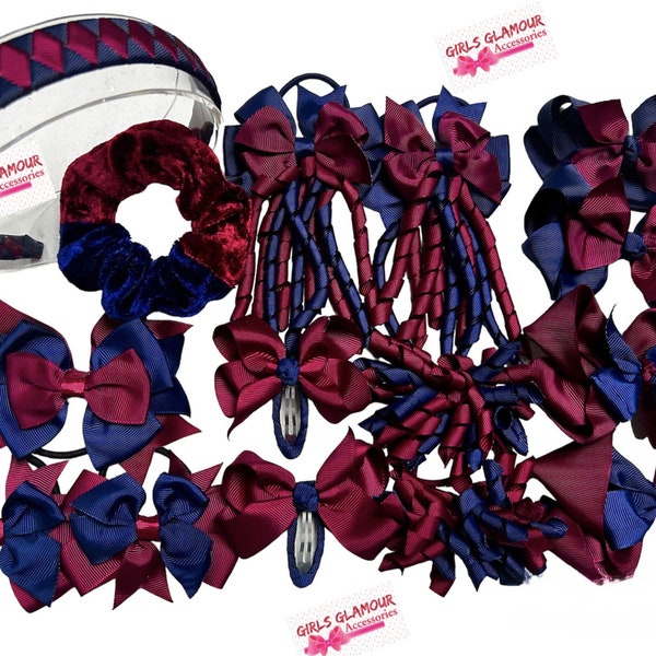 Navy School Headband Etsy