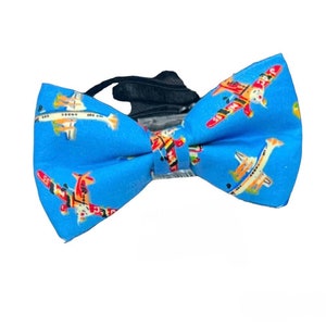 Kids Aeroplane Plane Super Hero Bow Tie Dickie Wedding Page Boy Costume Prom Halloween T-shirt Holy Communion BT003