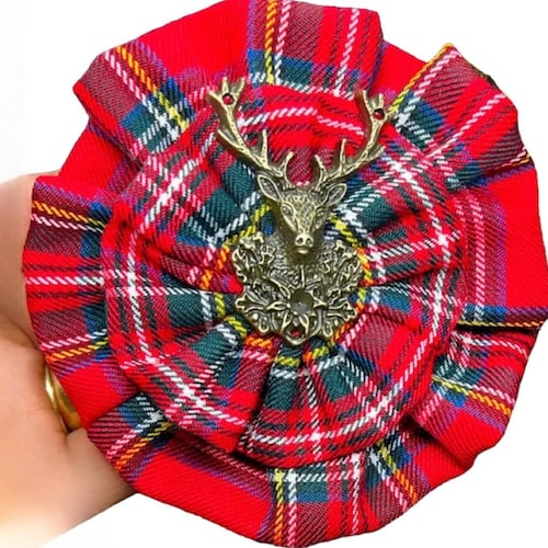 Stirnband Haarband Knotenhaarband "Erdbeeren&quot