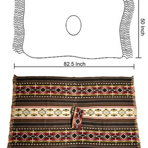 Alpaca World | Alpackaponchos för män och kvinnor | Handgjorda med det bästa babyalpackaullmaterialet av ecuadorianska hantverkare bild 2