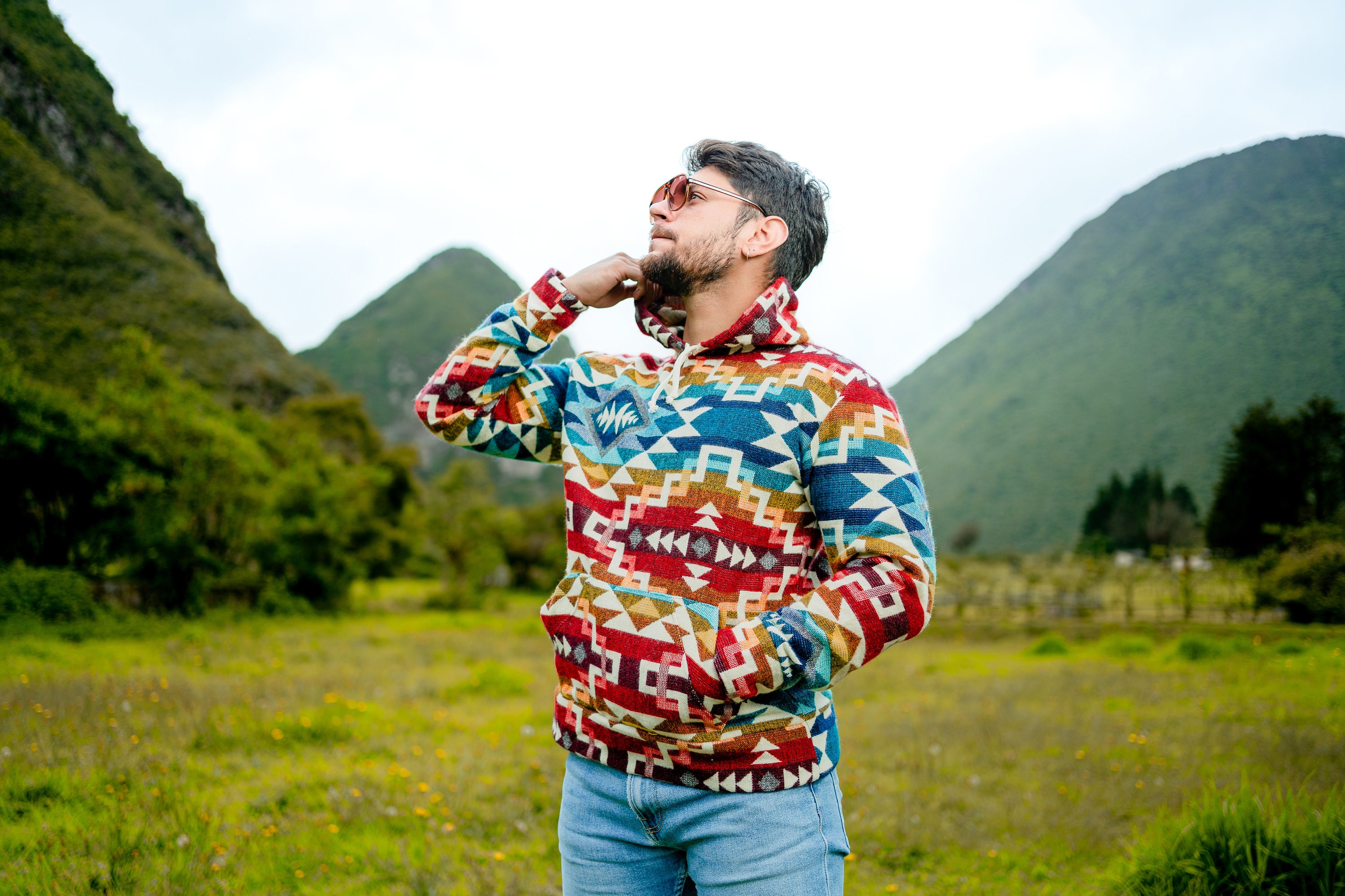 Ecuador Wool Jacket - Etsy Ecuador Wool Jacket - Etsy