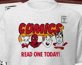 Comics Read One Today! Spinner Rack Topper Original Characters Classic T-Shirt