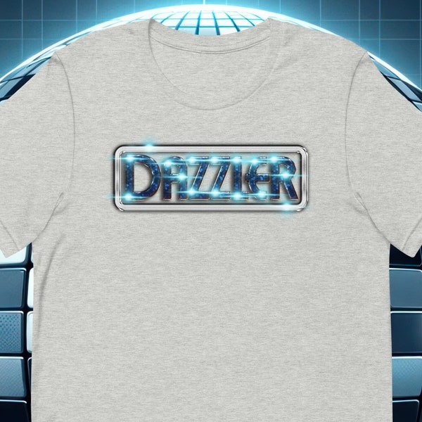 DAZZLER Modernized Disco Sparkle Logo Softstyle T-Shirt