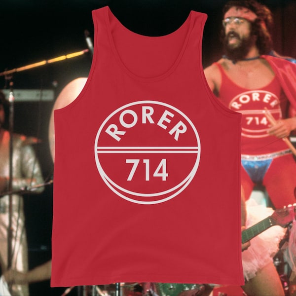 RORER 714 Quaalude (White) As Worn By Tommy Chong Up In Smoke Tank Top