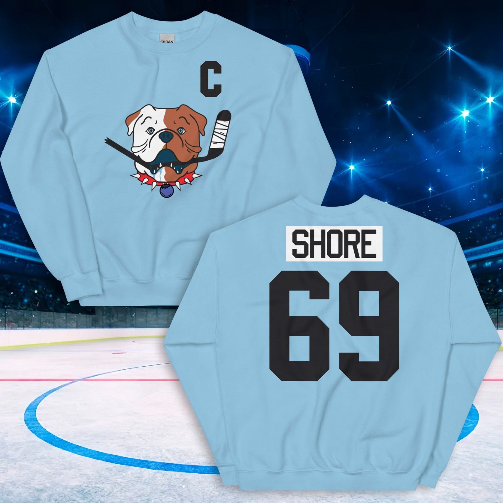 Shoresy - Letterkenny Shamrocks Hockey Jersey #69 Sticker for