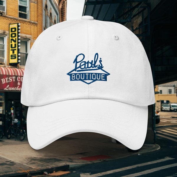 Paul's Boutique Diamond Logo (Brooklyn Blue) Distressed Embroidered Baseball Cap