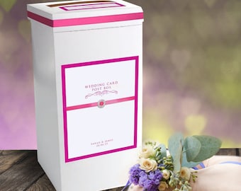 Imogen Personalised Wedding Post Box
