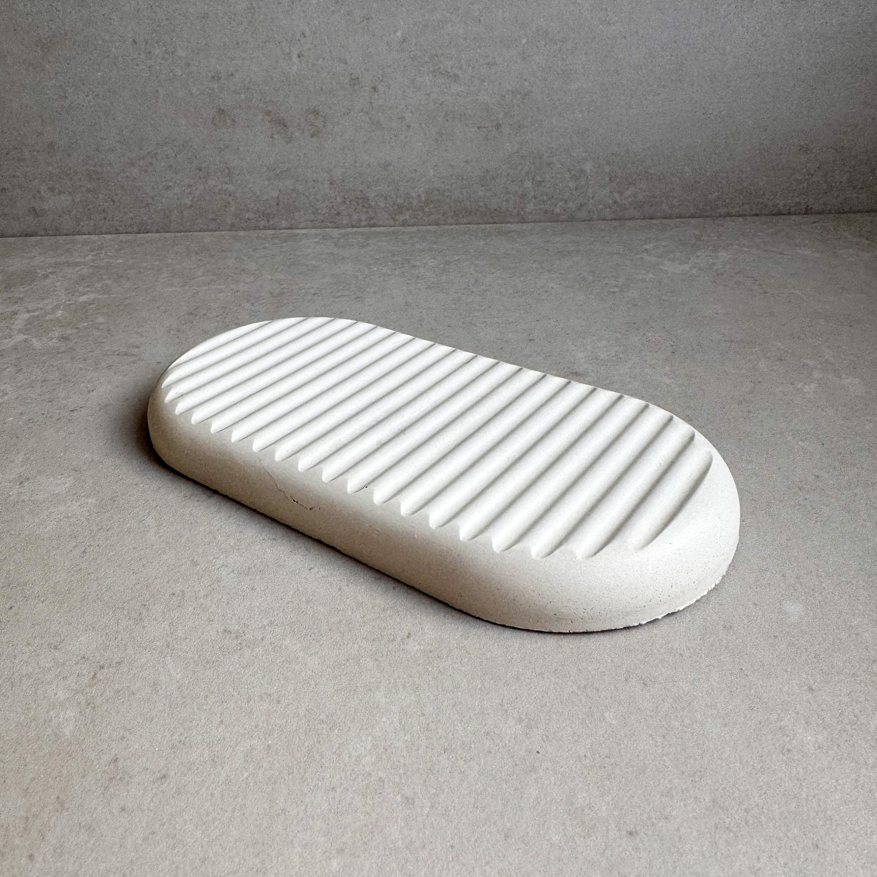 porte-savon en béton, porte-savon barre, fait main, porte-éponge, accessoires de salle bain ciment, minimaliste, économiseur savon moderne