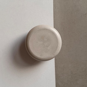 Round Concrete Knob Circular Cement Hook, Hat Hook, Drawer Pull, Decorative Peg, Furniture Hardware, Wall Storage, Minimalist Cabinet Knob