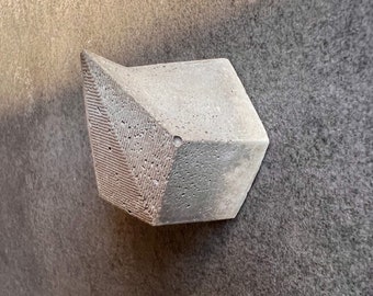 Geometric Wall Hook, Concrete Wall Hook, Irregular Knob, Towel Hook, Wall Hanger, Cement Wall Decor, Minimalist, Modern Wall Peg