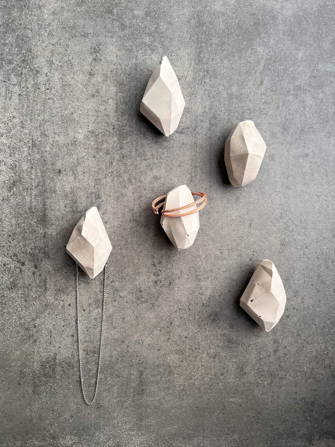 Geometric Wall Hook, Concrete Wall Hook, Irregular Knob, Towel Hook