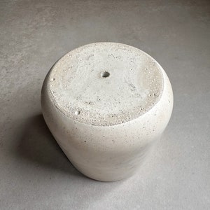 Concrete Planter with Saucer, Modern Plant Pot, Bubble Planter, Decorative Cement Pot, Minimalist Pot with Saucer, Nordic Pot, Chunky Pot image 7