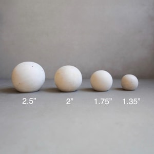 Round Cement Hook, Sphere Knob, Hat Hook, Modern Hook, Decorative Peg, Entryway Coat Hook, Wall Storage, Ball Hanger, Natural image 14